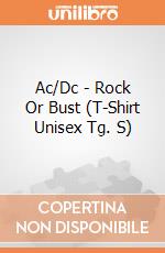 Ac/Dc - Rock Or Bust (T-Shirt Unisex Tg. S) gioco di PHM