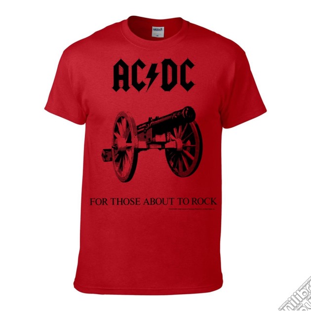 Ac/Dc: For Those About To Rock Red (T-Shirt Unisex Tg. M) gioco di PHM