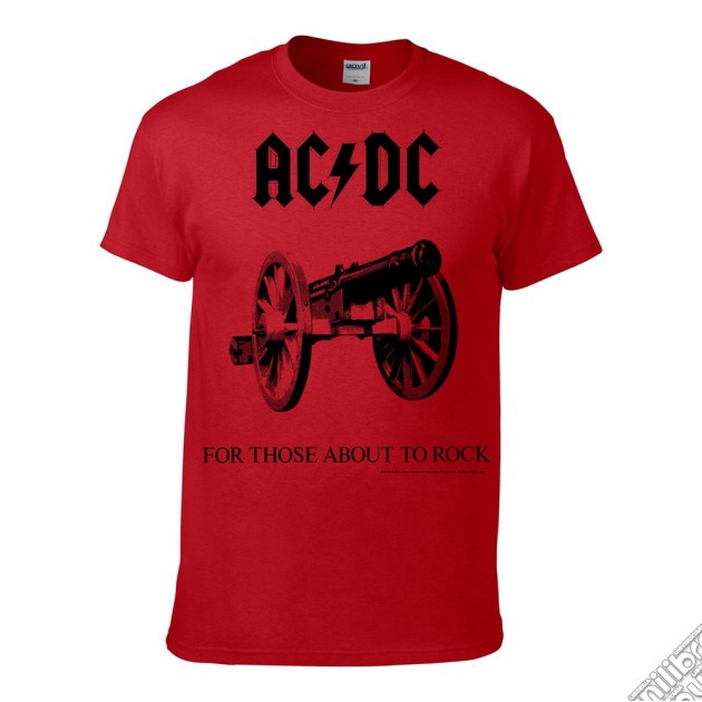 Ac/Dc: For Those About To Rock Red (T-Shirt Unisex Tg. L) gioco di PHM
