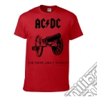 Ac/Dc - For Those About To Rock Red (T-Shirt Unisex Tg. L) giochi