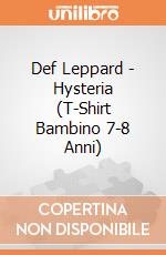 Def Leppard - Hysteria (T-Shirt Bambino 7-8 Anni) gioco