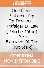 One Piece: Sakami - Op Op Devilfruit - Trafalgar D. Law (Peluche 15Cm) (Size Exclusive Of The Fruit Stalk) gioco di PLH