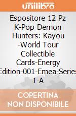 Espositore 12 Pz K-Pop Demon Hunters: Kayou -World Tour Collectible Cards-Energy Edition-001-Emea-Series 1-A giochi