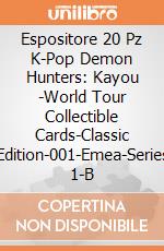 Espositore 20 Pz K-Pop Demon Hunters: Kayou -World Tour Collectible Cards-Classic Edition-001-Emea-Series 1-B giochi