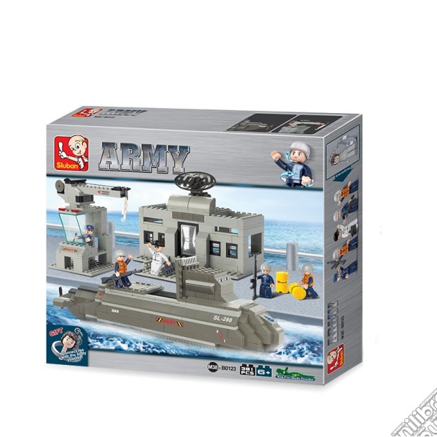 Sluban M38-B0123 - Esercito - Centro Comando Navale 381 Pz gioco di Sluban