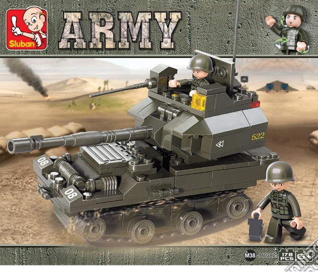 Sluban M38-B0282 - Armored Corps- Carro Armato T90 (178Pcs) gioco di Sluban