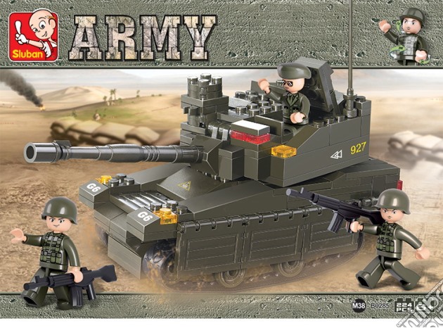 Sluban M38-B0285 - Armored Corps - Leopard 2A6M Carro Armato (224Pcs) gioco di Sluban