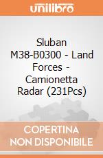 Sluban M38-B0300 - Land Forces - Camionetta Radar (231Pcs) gioco di Sluban