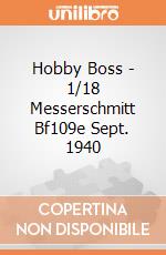 Hobby Boss - 1/18 Messerschmitt Bf109e Sept. 1940 gioco