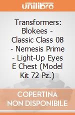 Transformers: Blokees - Classic Class 08 - Nemesis Prime - Light-Up Eyes E Chest (Model Kit 72 Pz.) giochi