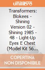 Transformers: Blokees - Shining Version 02 - Shining 1985 - 48 - Light-Up Eyes E Chest (Model Kit 56 Pz.) giochi