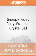 Snoopy Picnic Party Wooden Crystal Ball giochi