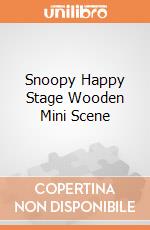 Snoopy Happy Stage Wooden Mini Scene giochi