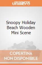Snoopy Holiday Beach Wooden Mini Scene giochi