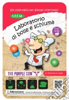 Laboratorio di bolle e schiuma. Kit scientifico per giovani ricercatori gioco