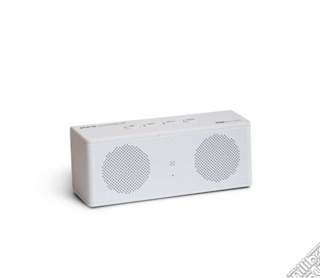 Pure Acoustics Hipbox Mini WHI: Hipbox Mini Wireless Bluetooth Portable Speaker, Aux, Fm Radio gioco di Pure Acoustics