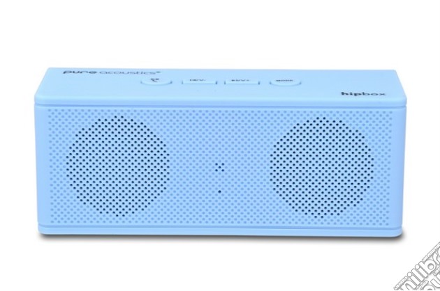 Pure Acoustics Hipbox Mini BLU: HipBox Mini Wireless Bluetooth Portable Speaker, AUX, FM Radio gioco di Pure Acoustics