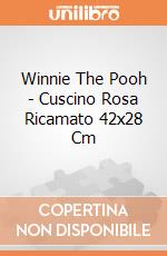 Winnie The Pooh - Cuscino Rosa Ricamato 42x28 Cm gioco