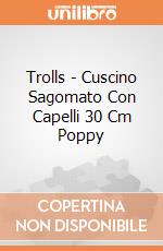 Trolls - Cuscino Sagomato Con Capelli 30 Cm Poppy gioco di Joy Toy