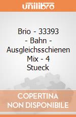 Brio - 33393 - Bahn - Ausgleichsschienen Mix - 4 Stueck gioco