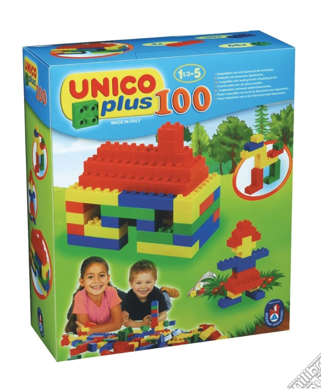 Unico Plus - Costruzioni - Scatola Base 100 Pz gioco