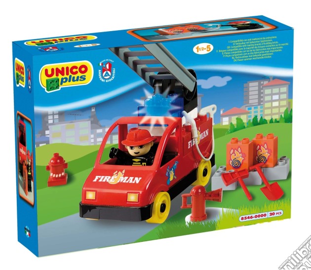 Unico Plus - Costruzioni - Camion Pompiere gioco di Unico Plus