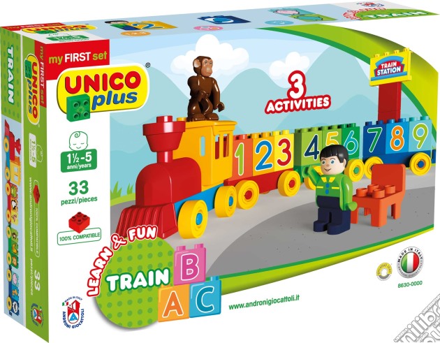 Unico Plus - Costruzioni - Trenino Pre School gioco di Unico Plus