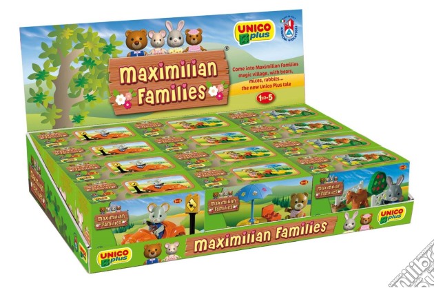 Androni: Unico Plus - Costruzioni 2-5 Anni - Maximilian Families - Mini Box (Assortimento) (Made In Italy) gioco