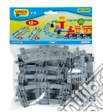 Androni: Unico Plus - Costruzioni 2-5 Anni - Binari Treno 12 Pz (Made In Italy) giochi