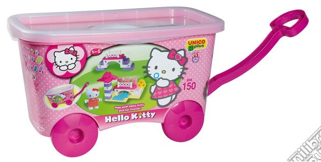 Unico Plus - Costruzioni - Hello Kitty - Carrello 150 Pz gioco