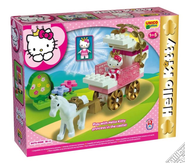 Unico Plus - Costruzioni - Hello Kitty - Carrozza gioco di Unico Plus