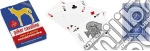 Masenghini: Carte Da Gioco Poker Cavallino Oro Plastica Blu giochi