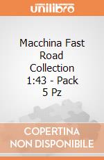 Macchina Fast Road Collection 1:43 - Pack 5 Pz gioco di Mondo Motors