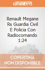 Renault Megane Rs Guardia Civil E Policia Con Radiocomando 1:24 gioco di Mondo Motors