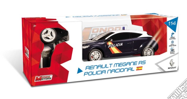 Renault Megane Rs Policia National Con Radiocomando 1:14 gioco di Mondo Motors