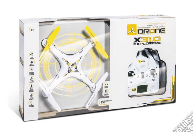 Ultradrone Quadcopter X31.0 Explorers Radio Control gioco di Mondo Motors