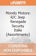 Mondo Motors: R/C Jeep Renegade Security Italia (Assortimento) gioco di Mondo Motors