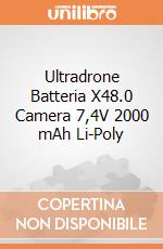 Ultradrone Batteria X48.0 Camera 7,4V 2000 mAh Li-Poly gioco di Mondo Motors