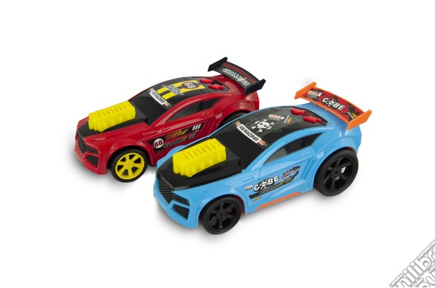 Reel Toys: Power Racer - Auto B/O Con Luci E Suoni E Scatola Con Funzione Try-Me.  3 Colori Assortiti gioco