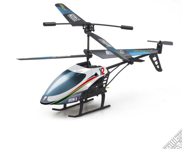 Iron X-2 - Elicottero Radiocomandato 2.4 Ghz Con Parti Di Ricambio Incluse gioco di Re.el toys