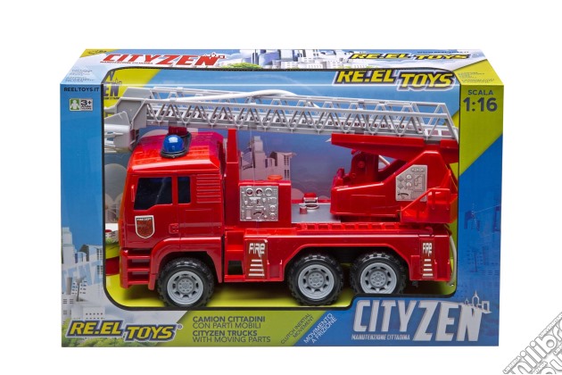 City-Zen - Camion A Frizione Lavori/Pompieri (un articolo senza possibilità di scelta) gioco di Re.el toys