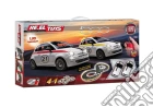 Fiat 500 - Pista A Batterie 2,6 M 4 In 1 Funzione Turbo Con 2 Auto 6 Cm Con Luci giochi