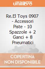 Re.El Toys 0907 - Accessori Piste - 10 Spazzole + 2 Ganci + 8 Pneumatici gioco di Re.El Toys