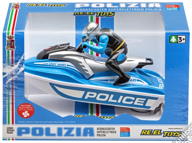 Re.El Toys 1453 - Acquascooter Polizia - Elettrico gioco