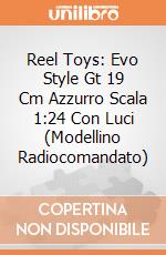 Reel Toys: Evo Style Gt 19 Cm Azzurro Scala 1:24 Con Luci (Modellino Radiocomandato) gioco di Re.el toys