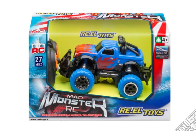 Re.El Toys 2258 - Mad Monster 14 Cm Radiocomando A Controllo Completo (un articolo senza possibilità di scelta) gioco di Re.el toys
