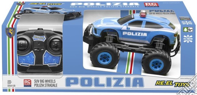 Re.El Toys 2276 - Big Wheels -  Polizia - Licenza Ufficiale - Scala 1:20 gioco