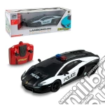 Reel Toys: Lamborghini Aventador Coupe' Polizia - Rc 2.4Ghz Scala 1:24 Con Luci giochi