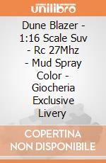 Dune Blazer - 1:16 Scale Suv - Rc 27Mhz - Mud Spray Color - Giocheria Exclusive Livery giochi