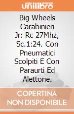 Big Wheels Carabinieri Jr: Rc 27Mhz, Sc.1:24. Con Pneumatici Scolpiti E Con Paraurti Ed Alettone. giochi
